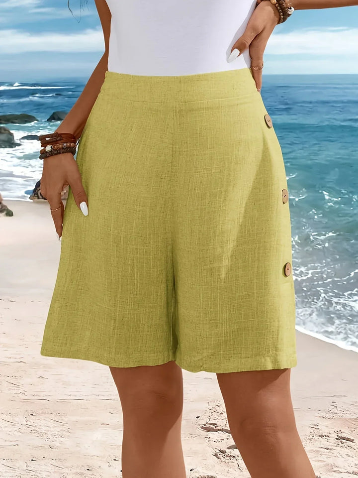 Whitney™ | Comfortabele Shorts Met Knopen