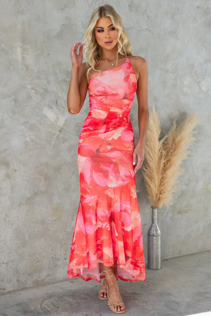 Solange | Dames Bruiloft Gast Bloemenjurk