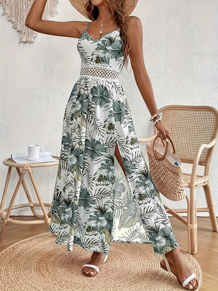 Tilda | Maxi Bruidsgast Jurk met Bloemenprint