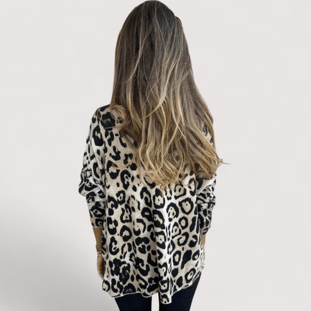 Astrid™ | Lichtgewicht Luipaardprint Top