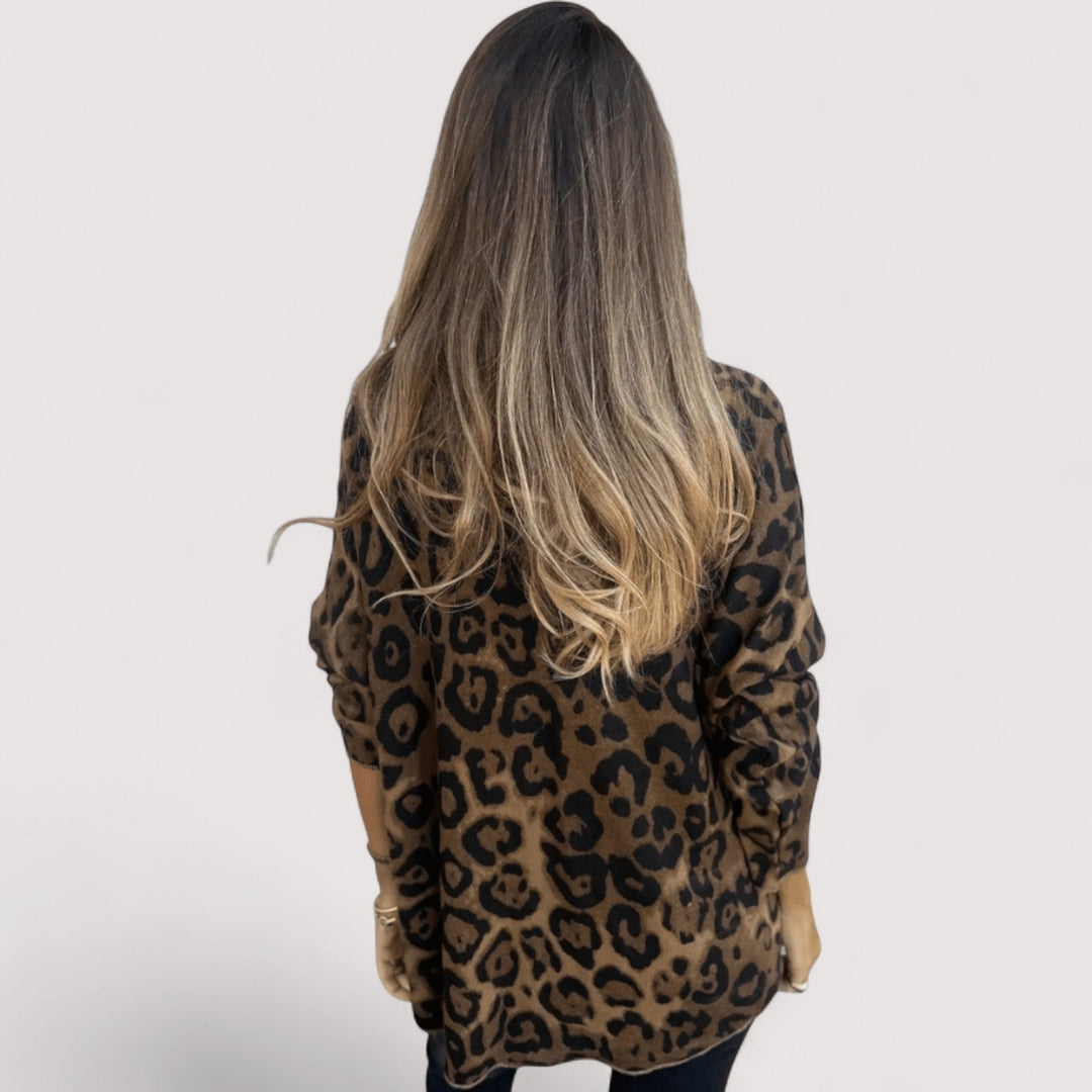 Astrid™ | Lichtgewicht Luipaardprint Top
