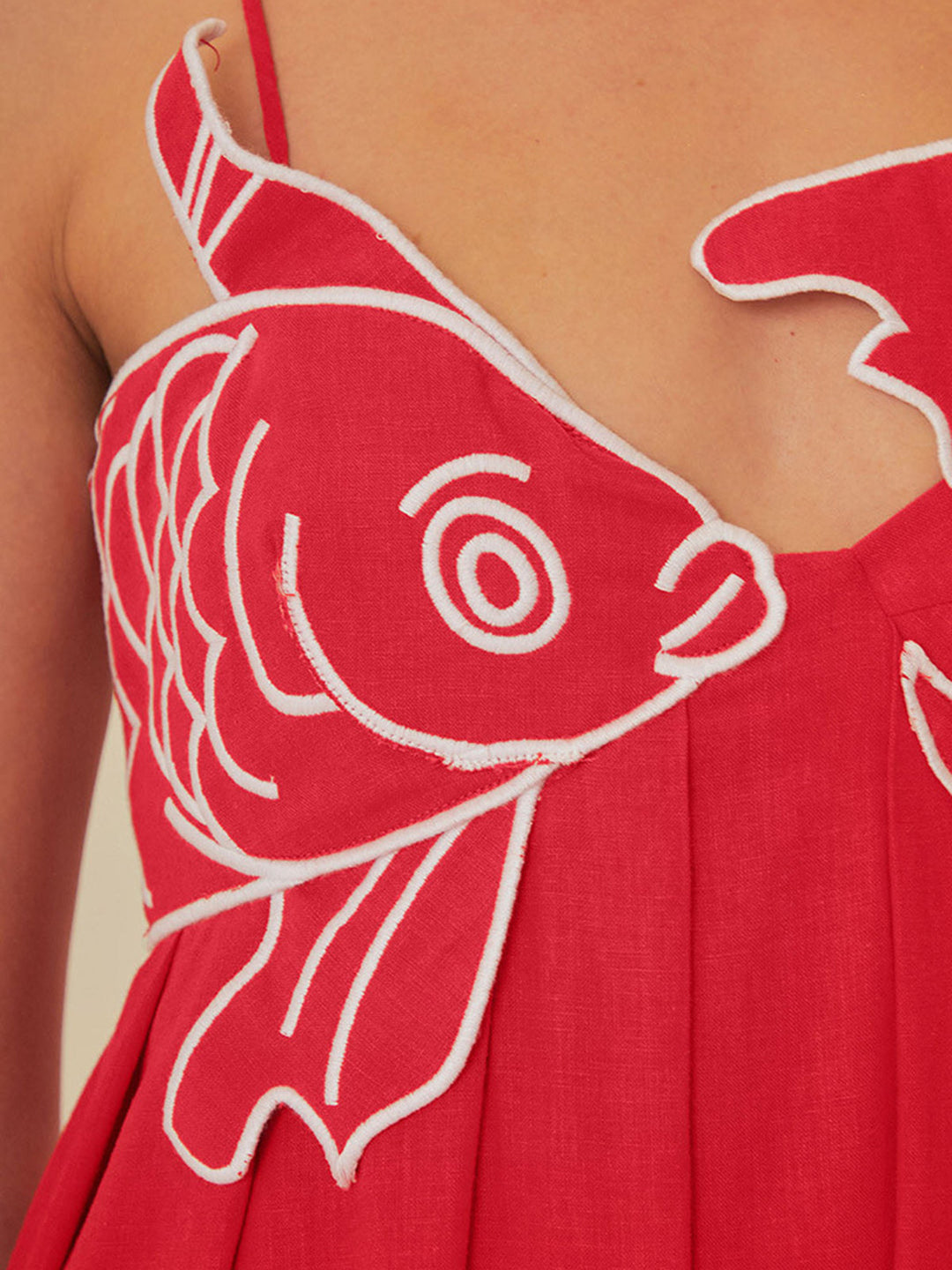 Marisol | Vrouwen Geweven Spaghetti Band Maxi Shift Jurk