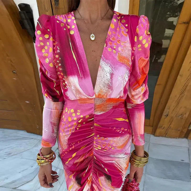 Anastasia | Dames Bruiloft Gast Wrap Maxi Jurk Avond