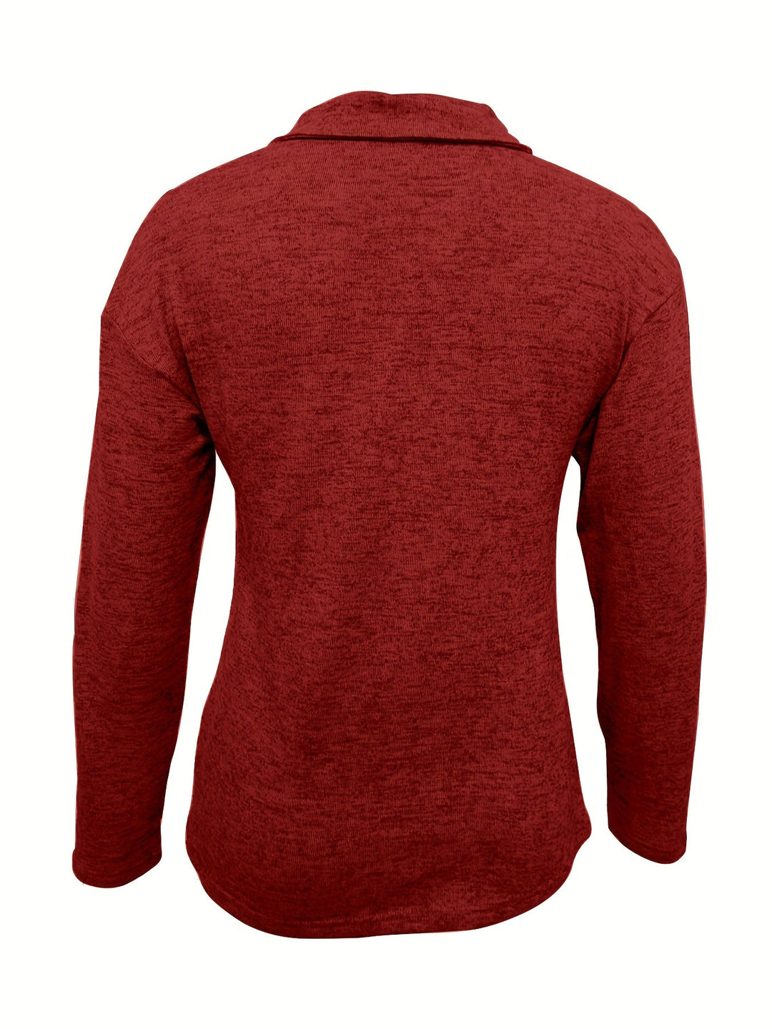 Quinn | Dames Half Zip Pullover Lange Mouw Casual Top