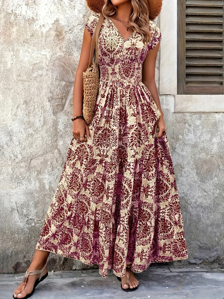 Seraphina | Boho V-Hals Vakantiekleed