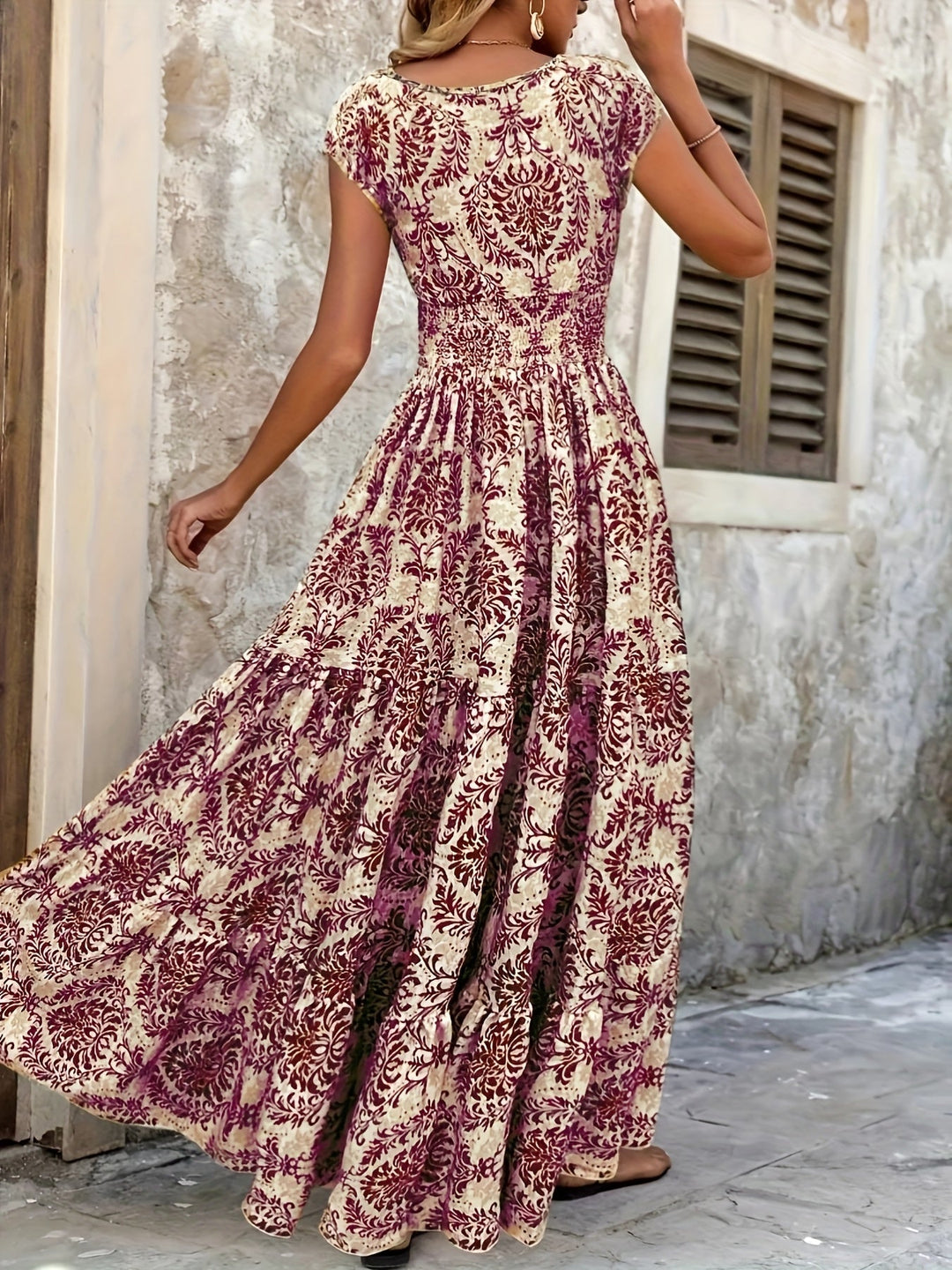 Seraphina | Boho V-Hals Vakantiekleed