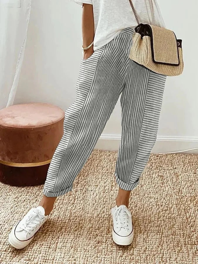 Holly™ | Gestreepte Broek