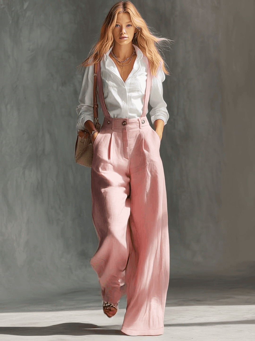 Gwendolyn | Dames Ruime Pijpen Draagbare Overalls