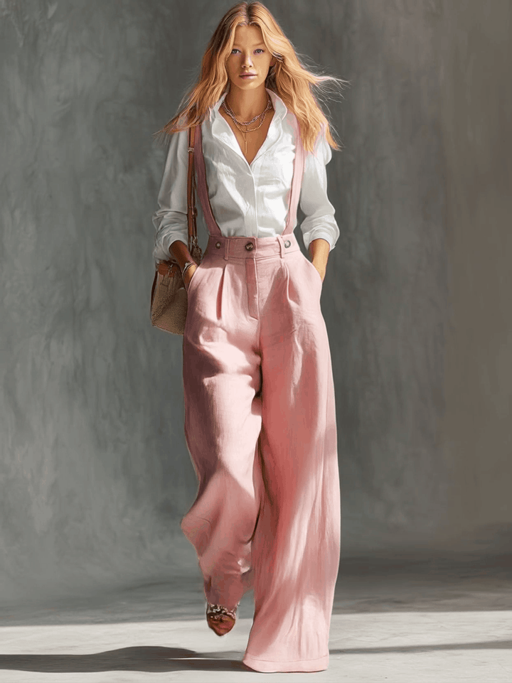 Gwendolyn | Dames Ruime Pijpen Draagbare Overalls