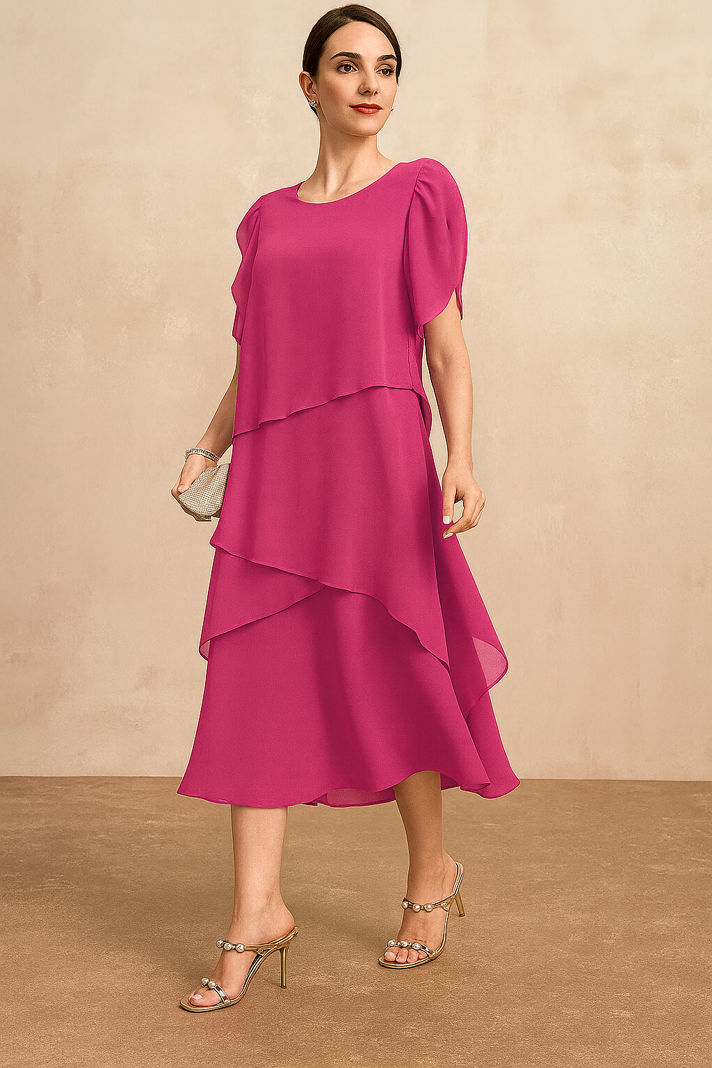 Jean™ | Klassieke Chiffon Jurk