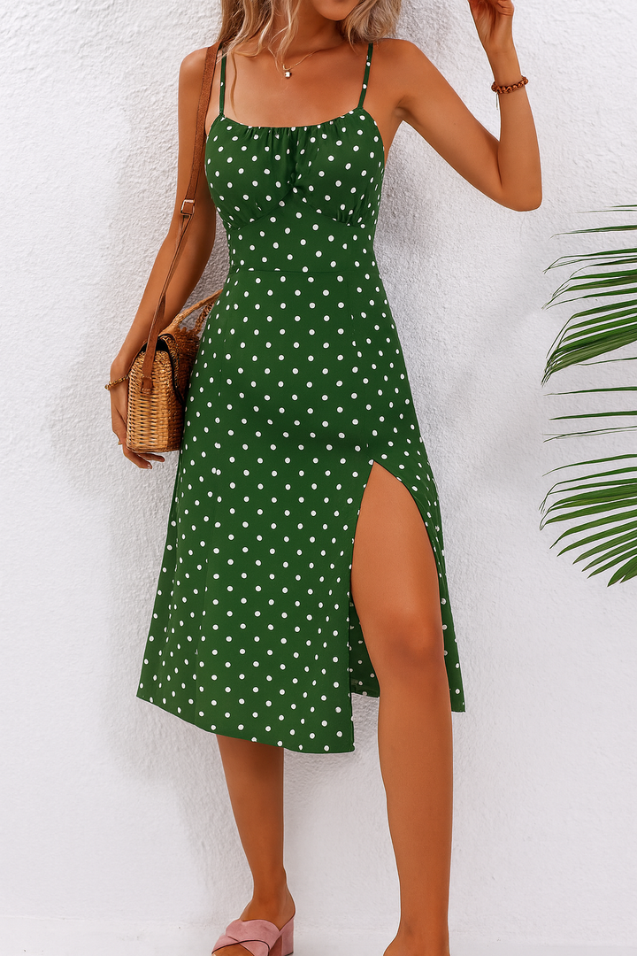 Melanie™ | Polkadot Midi Jurk