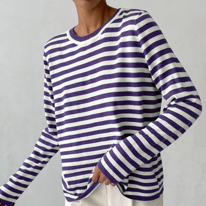 Dana™ | Elegante Gestreepte Zomer T-Shirt