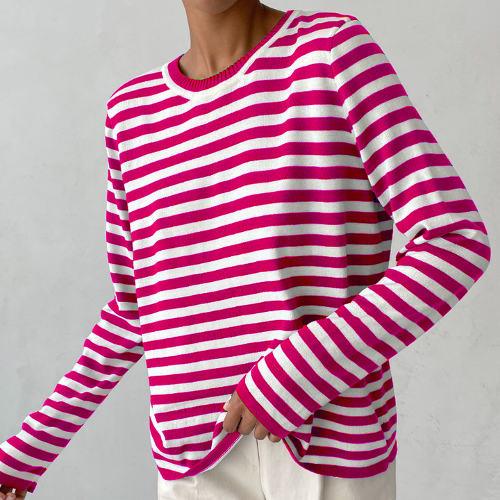 Dana™ | Elegante Gestreepte Zomer T-Shirt