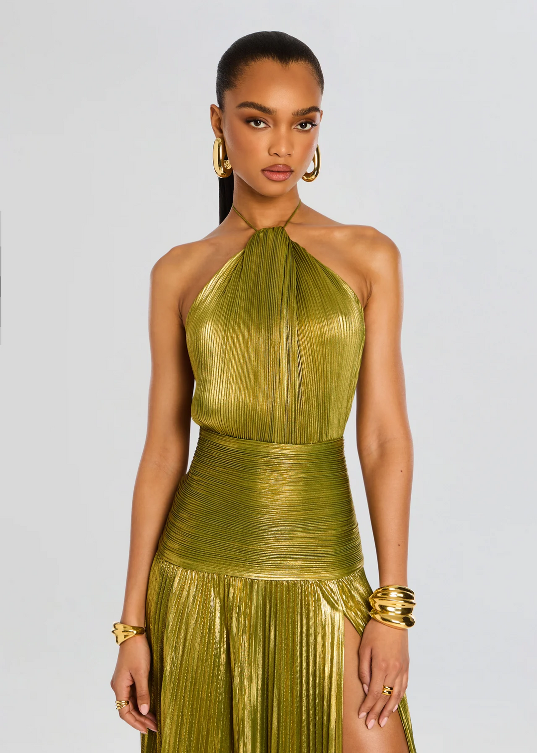 Alana™ | Lange jurk met een sensuele snit en luxe afwerking