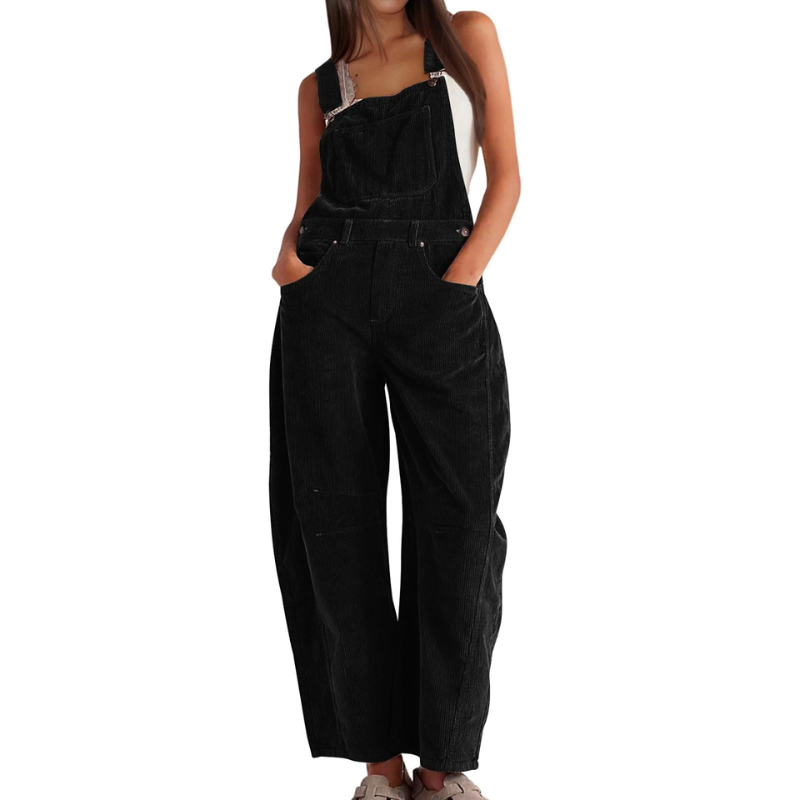 Juniper | Dames Wijde Pijpen Mouwloze Overall