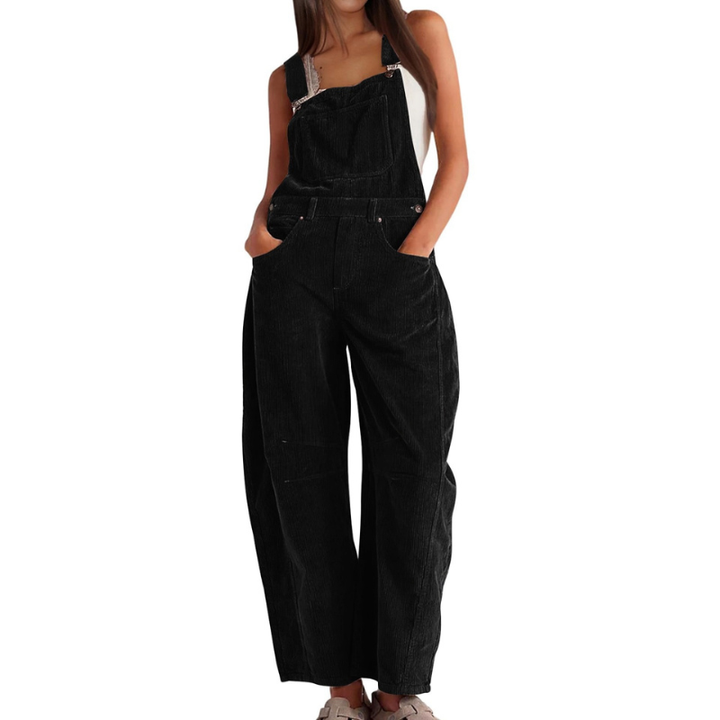 Juniper | Dames Wijde Pijpen Mouwloze Overall