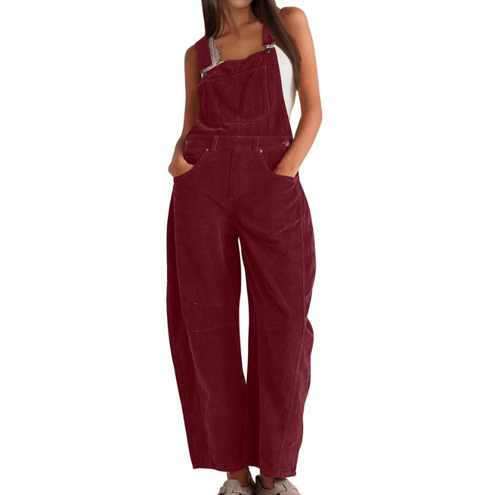 Juniper | Dames Wijde Pijpen Mouwloze Overall