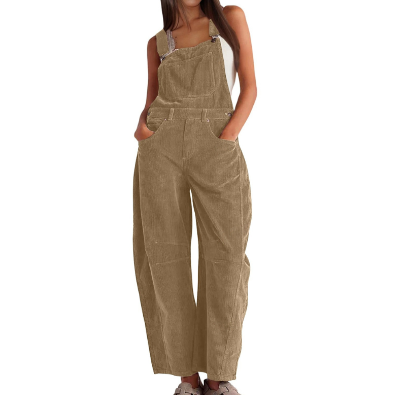 Juniper | Dames Wijde Pijpen Mouwloze Overall