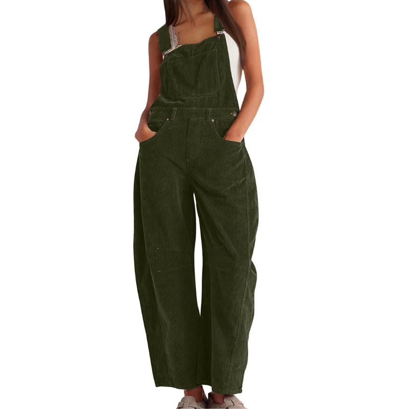Juniper | Dames Wijde Pijpen Mouwloze Overall