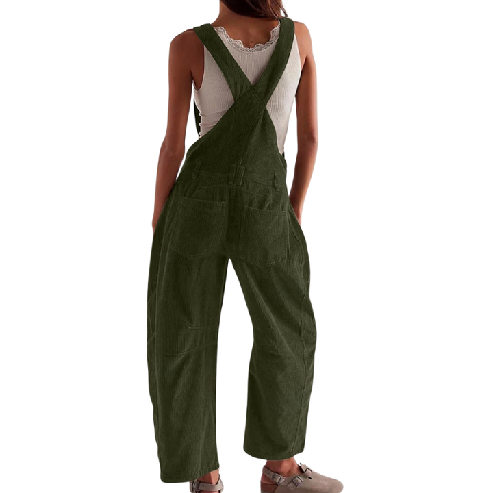 Juniper | Dames Wijde Pijpen Mouwloze Overall