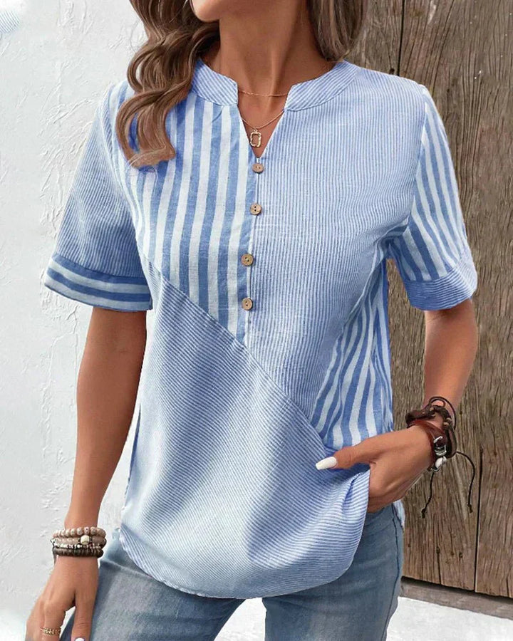 Monroe™ | Zachte Gestreepte Blouse