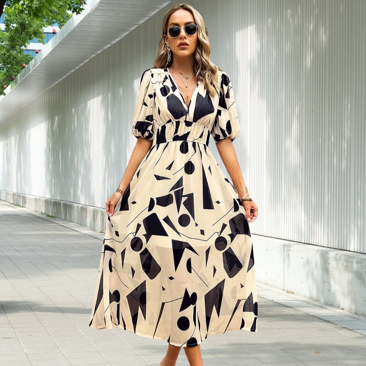 Suzy | Bloemen Midi Strandjurk