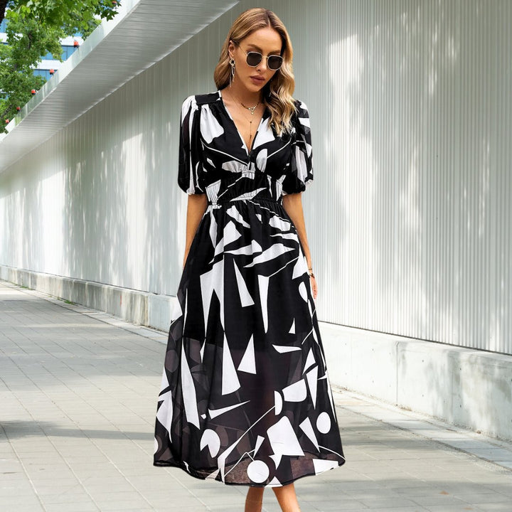 Suzy | Bloemen Midi Strandjurk
