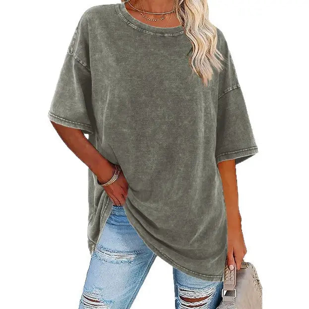 Frances™ | Dames Oversized Vintage T-Shirt