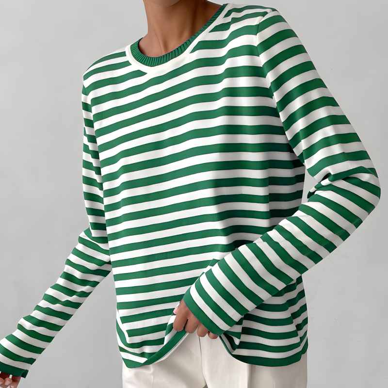 Dana™ | Elegante Gestreepte Zomer T-Shirt