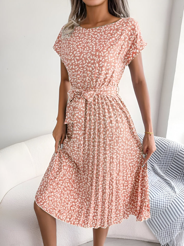 Jennifer™ | Bloemige Plissé Elegantie Jurk