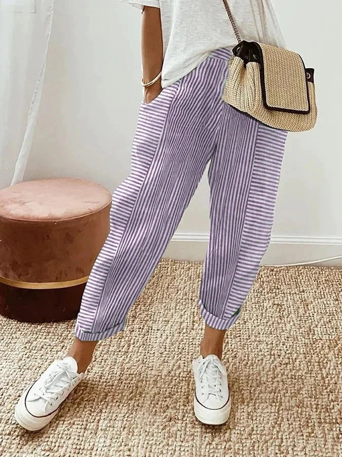Holly™ | Gestreepte Broek