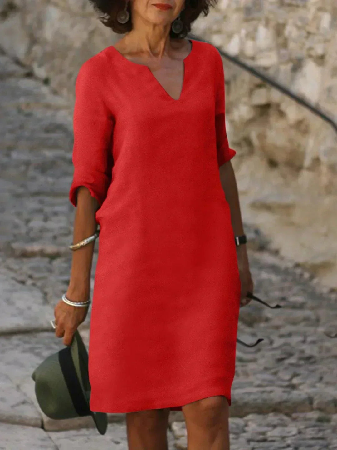 Skylar™ | Elegante Jurk met V-Hals