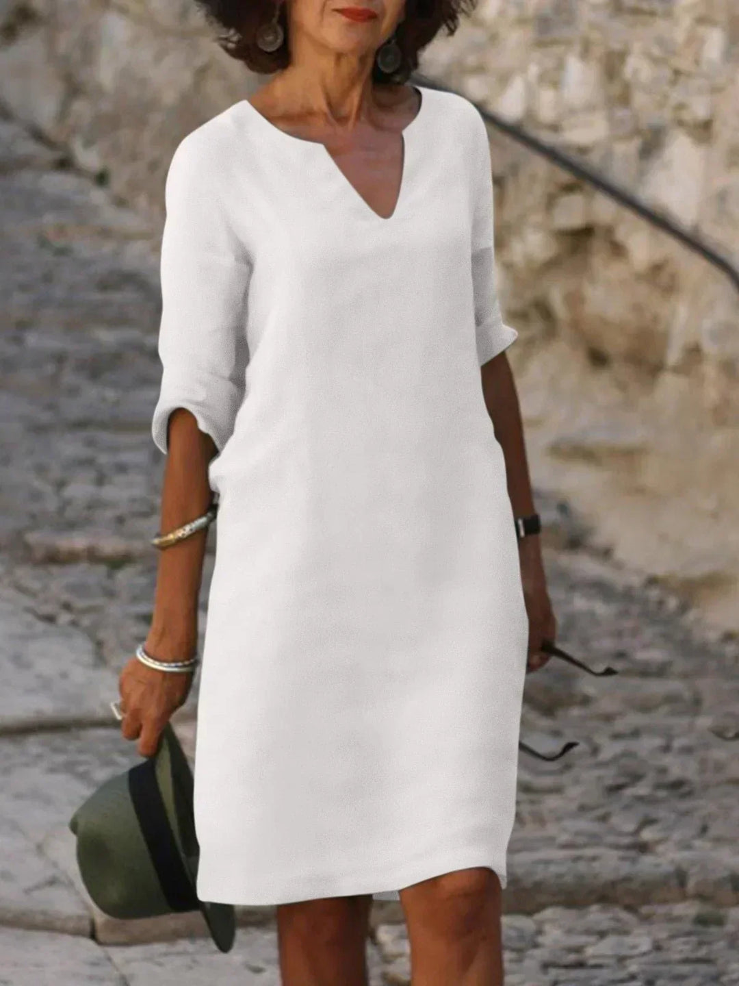 Skylar™ | Elegante Jurk met V-Hals