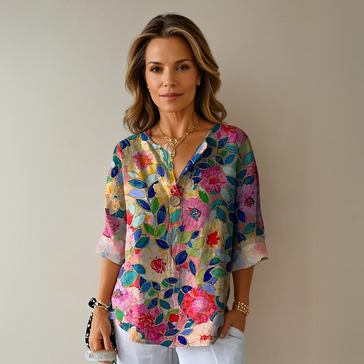 Arlene™ | Chic Bloemenprint Blouse