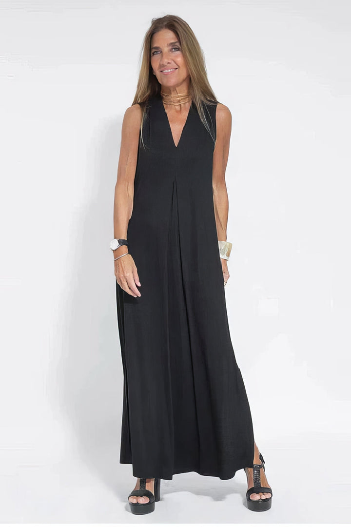Juno™ | Elegante Lange Jurk met Gecoördineerde Cardigan