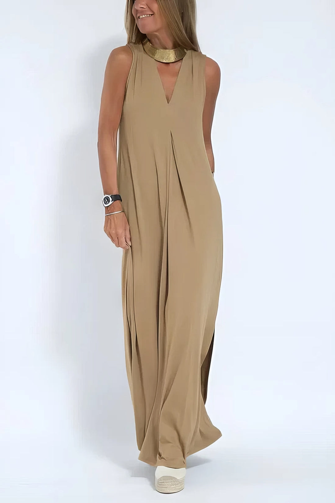 Juno™ | Elegante Lange Jurk met Gecoördineerde Cardigan