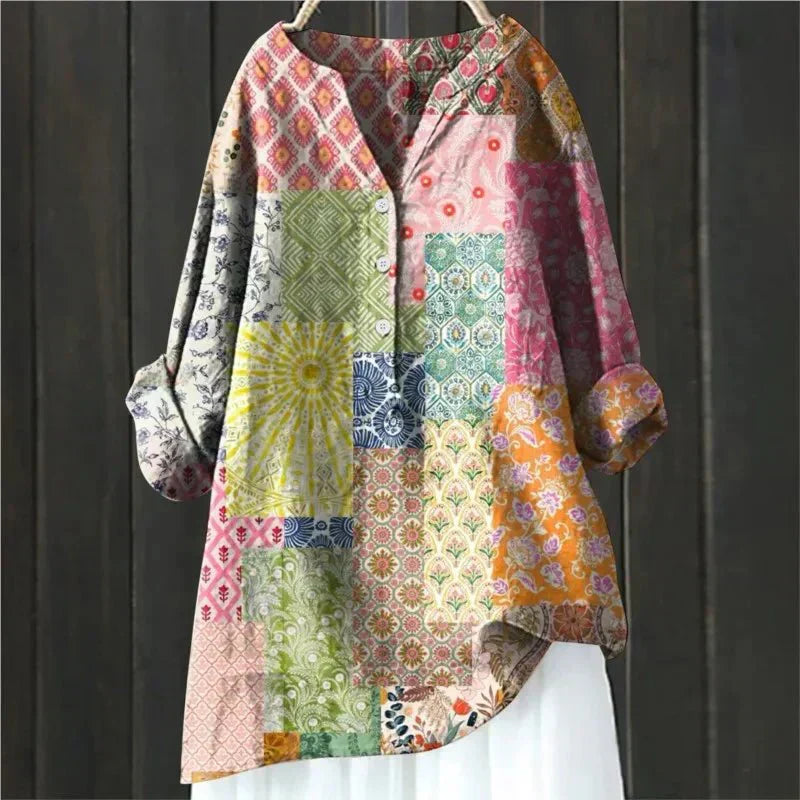 Zara | Chique Blouse met Bloemaccenten
