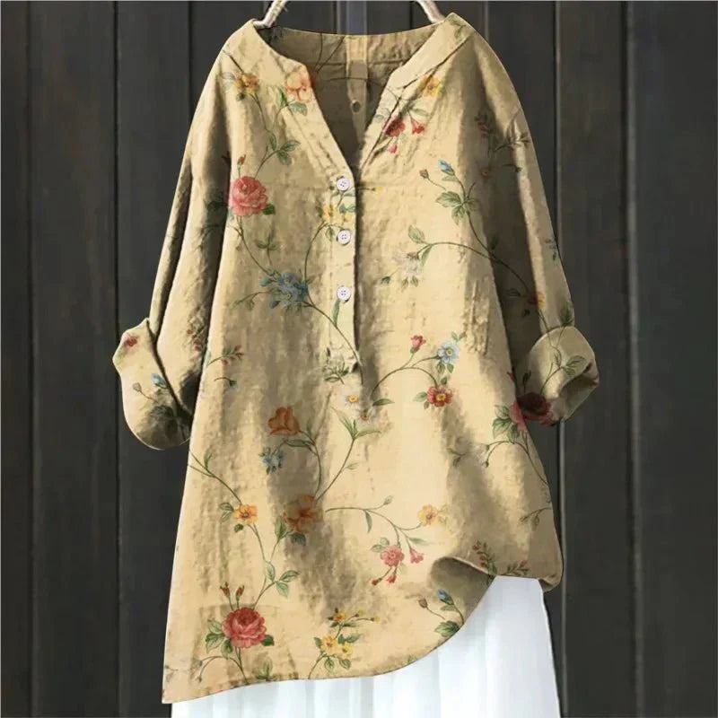 Zara | Chique Blouse met Bloemaccenten