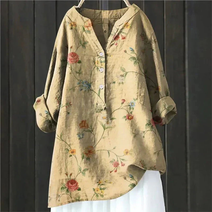 Zara | Chique Blouse met Bloemaccenten